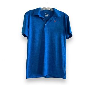 Boys Old Navy Active Collared Shirt Size L/XL (14-16) Blue Short Sleeve 3 button